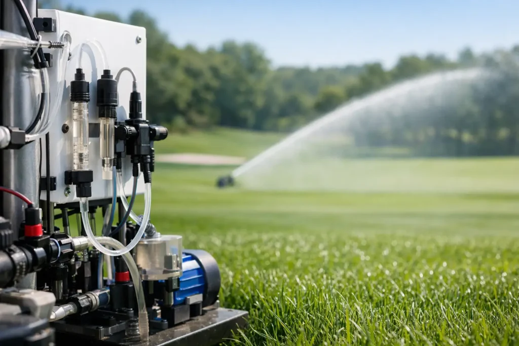 Fertigation pH EC Monitoring for Better Turf