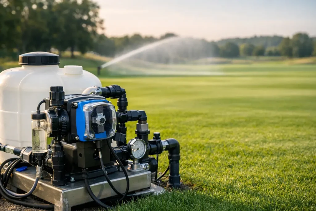 Injector Pumps for Precise Turf Nutrition