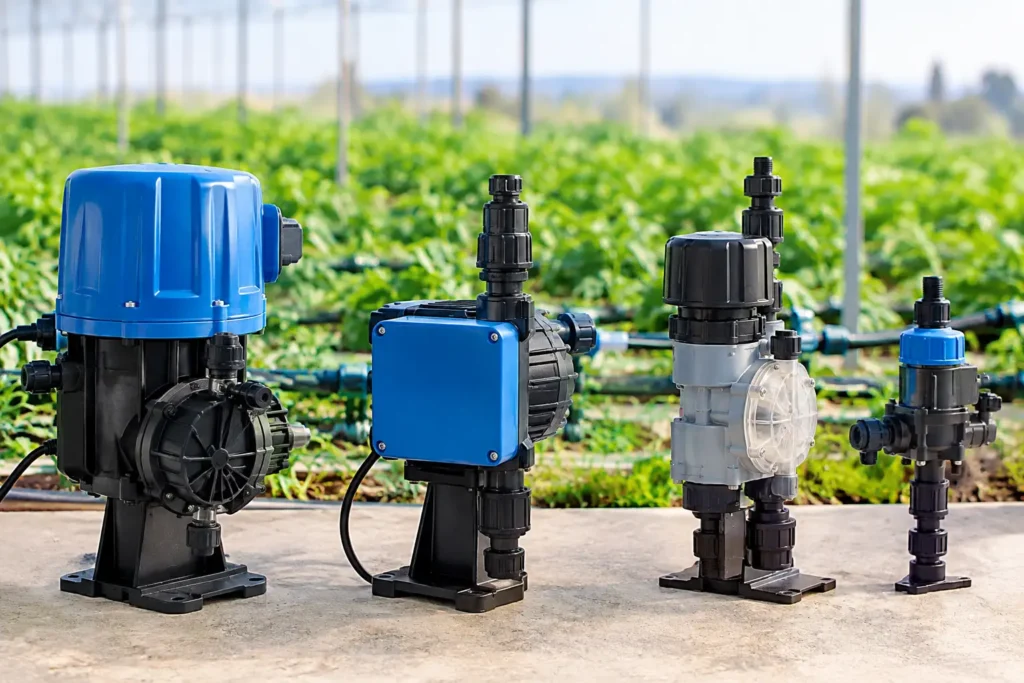 Injection Pumps Comparison for Fertigation