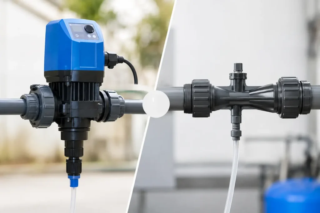 Proportional Injector Versus Venturi System